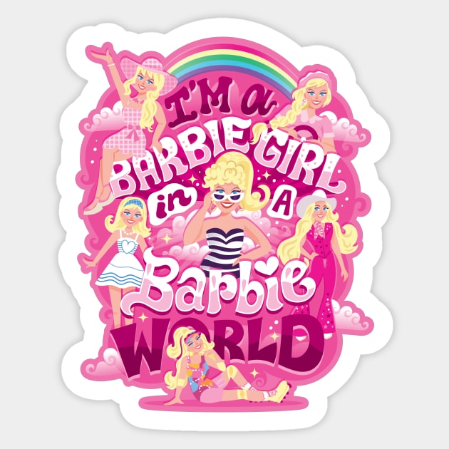 Pink World Sticker by risarodil